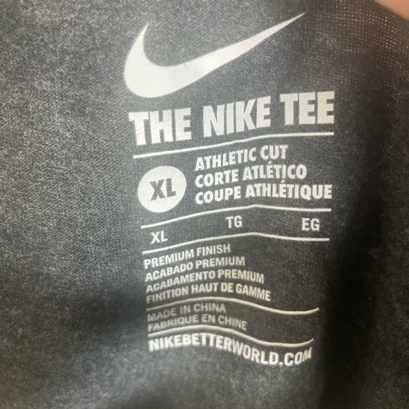 Nike Womens XL Gray Yellow Mizzou Tigers Athletic Graphic T-Shirt - Picture 4 of 7